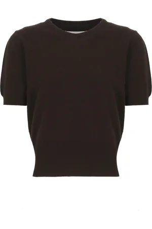 Maison Margiela Femme, Pulls, Brun, Taille: 40 FR Pull en Laine Vierge