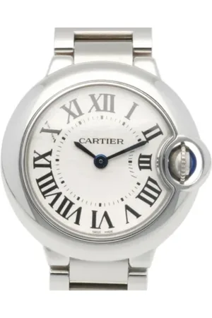 Cartier Femme, Pre-owned, Gris, Taille: ONE Size Pre-owned Acier inoxydable montres