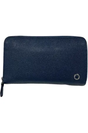 Bvlgari Homme, Pre-owned, Bleu, Taille: ONE Size Pre-owned Cuir petite-maroquinerie