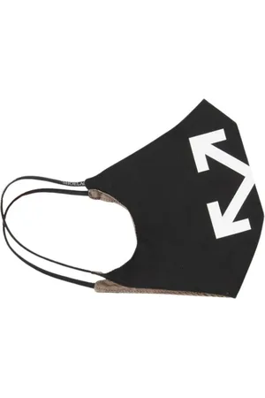 OFF-WHITE Unisex, Accessoires, Noir, Taille: ONE Size Masque Flèche pour un look élégant
