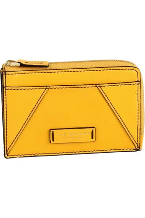The Bridge Femme, Accessoires, Jaune, Taille: ONE Size Porte-Cartes Jaune avec Compartiment à Glissière