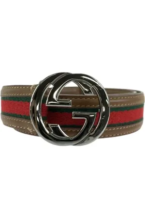 Gucci Femme, Pre-owned, Brun, Taille: ONE Size Pre-owned Cuir ceintures