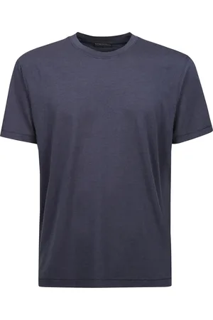 Tom Ford Homme, Tops, Bleu, Taille: M Coton Lyocell T-shirt