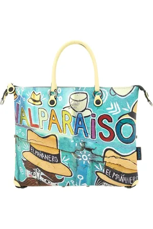 Gabs Femme, Sacs, Multicolore, Taille: ONE Size Sac de Voyage Convertible en Cuir Jaune