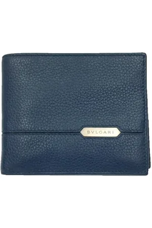 Bvlgari Homme, Pre-owned, Bleu, Taille: ONE Size Pre-owned Cuir petite-maroquinerie