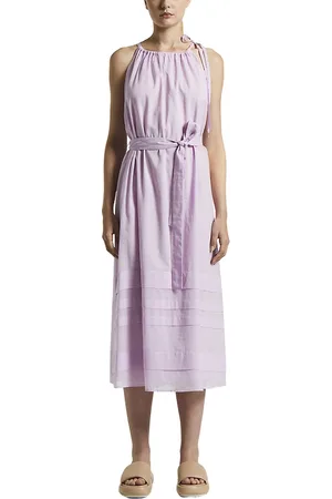 PESERICO SIGN Femme, Robes, Rose, Taille: 40 FR Robe longue en coton