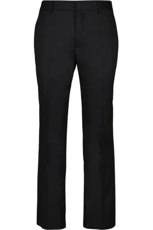 OFF-WHITE Homme, Pantalons, Noir, Taille: M Pantalon Droit en Laine