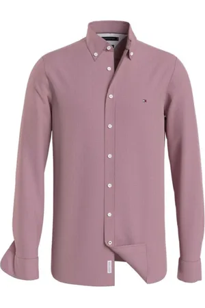 Tommy Hilfiger Homme, Chemises, Rose, Taille: L Chemise Royal Berry à Manches Longues