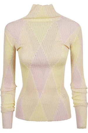 Burberry Femme, Pulls, Multicolore, Taille: 36 FR Tricot Col Roulé