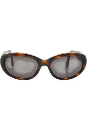 Bvlgari Femme, Pre-owned, Brun, Taille: ONE Size Pre-owned Plastique lunettes-de-soleil