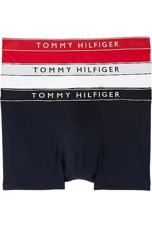 Tommy Hilfiger Homme, Sous-vêtements, Multicolore, Taille: S Boxers en coton stretch 3 pièces