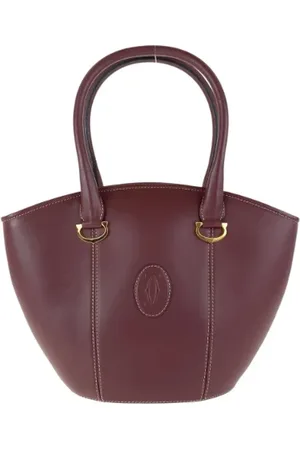 Cartier Femme, Pre-owned, Rouge, Taille: ONE Size Pre-owned Cuir sacs-main