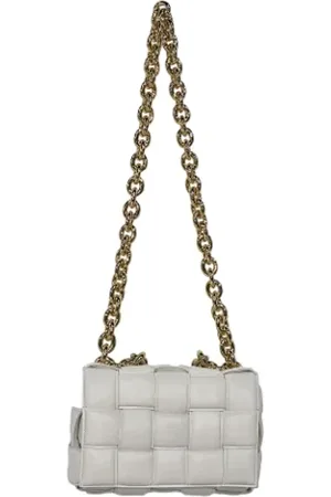 Bottega Veneta Femme, Pre-owned, Blanc, Taille: ONE Size Pre-owned Cuir sacs-ports-paule