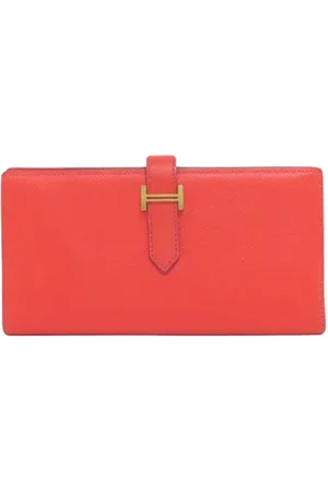 Hermès Femme, Pre-owned, Rouge, Taille: ONE Size Pre-owned Cuir petite-maroquinerie