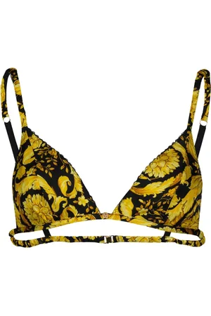 VERSACE Femme, Sous-vêtements, Multicolore, Taille: 42 FR Soutien-gorge Barocco Triangle Soie