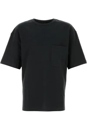 LEMAIRE Homme, Tops, Noir, Taille: S T-shirt Noir Coupe Box