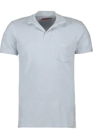 Orlebar Brown Homme, Tops, Bleu, Taille: L Polo Classique en Éponge