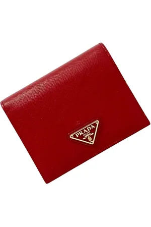 Prada Femme, Pre-owned, Rouge, Taille: ONE Size Pre-owned Cuir petite-maroquinerie