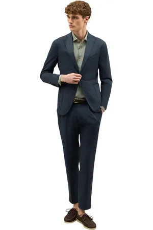 Boglioli Homme, Costumes, Bleu, Taille: 3XL Costume en coton teint K