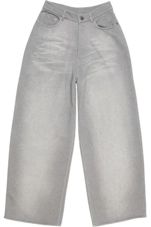 Acne Studios Femme, Jeans, Gris, Taille: 38 FR Pantalon Melange Gris