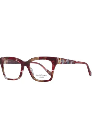 ANA HICKMANN Femme, Accessoires, Rouge, Taille: ONE Size Montures Optiques Rouges pour Femmes Style Papillon
