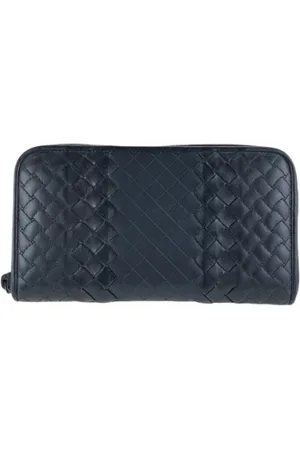Bottega Veneta Homme, Pre-owned, Noir, Taille: ONE Size Pre-owned Cuir petite-maroquinerie