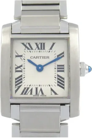 Cartier Femme, Pre-owned, Gris, Taille: ONE Size Pre-owned Acier inoxydable montres