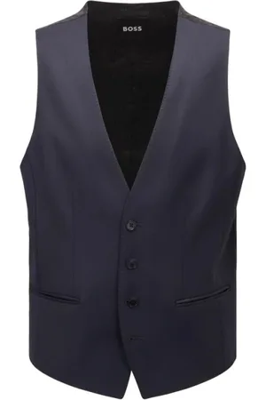 HUGO BOSS Homme, Costumes, Bleu, Taille: 2XL Gilet Élégant pour Homme