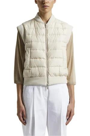 PESERICO SIGN Femme, Vestes, , Taille: 32 FR Doudoune sans manches à col bomber