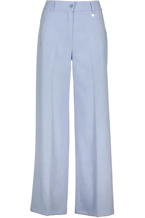 AMELIE & AMELIE Femme, Pantalons, Bleu, Taille: 42 FR Pantalon Patty Bleu Clair