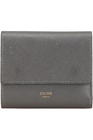 Céline Femme, Pre-owned, Gris, Taille: ONE Size Pre-owned Cuir petite-maroquinerie