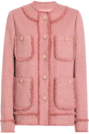 Dolce & Gabbana Femme, Vestes, Rose, Taille: 36 FR Veste de luxe rose vêtements d