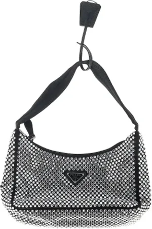 Prada Femme, Pre-owned, Noir, Taille: ONE Size Pre-owned Cuir sacs-prada