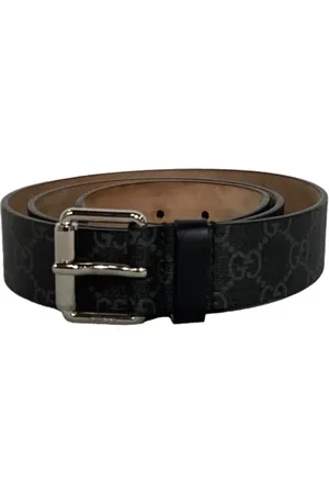 Gucci Femme, Pre-owned, Noir, Taille: ONE Size Pre-owned Toile ceintures