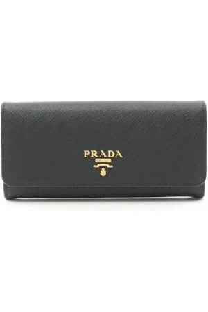Prada Femme, Pre-owned, Noir, Taille: ONE Size Pre-owned Metal petite-maroquinerie