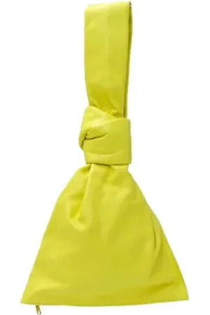 Bottega Veneta Femme, Pre-owned, Jaune, Taille: ONE Size Pre-owned Cuir sacs-main