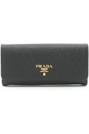 Prada Femme, Pre-owned, Noir, Taille: ONE Size Pre-owned Cuir petite-maroquinerie