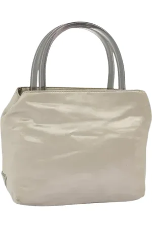 Prada Femme, Pre-owned, Gris, Taille: ONE Size Pre-owned Cuir sacs-main