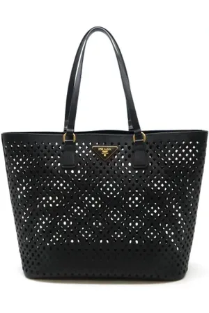 Prada Femme, Pre-owned, Noir, Taille: ONE Size Pre-owned Cuir sacs-prada