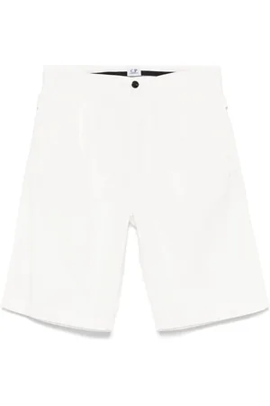 C.P. Company Homme, Shorts, Blanc, Taille: XL Shorts Bermuda en coton blanc