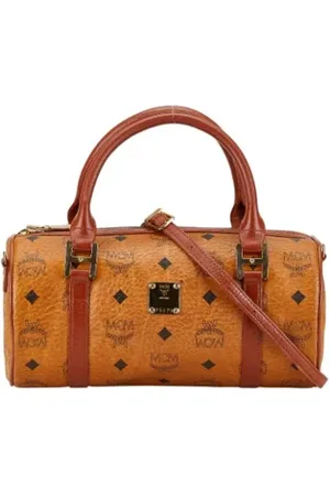 MCM Femme, Pre-owned, Brun, Taille: ONE Size Pre-owned Cuir sacs-main