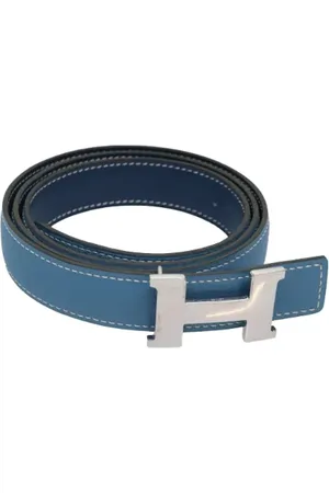 Hermès Femme, Pre-owned, Bleu, Taille: ONE Size Pre-owned Cuir ceintures