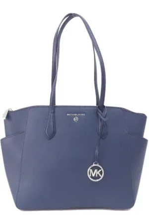 Michael Kors Femme, Pre-owned, Bleu, Taille: ONE Size Pre-owned Cuir cabas