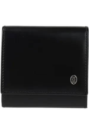 Cartier Homme, Pre-owned, Noir, Taille: ONE Size Pre-owned Cuir petite-maroquinerie