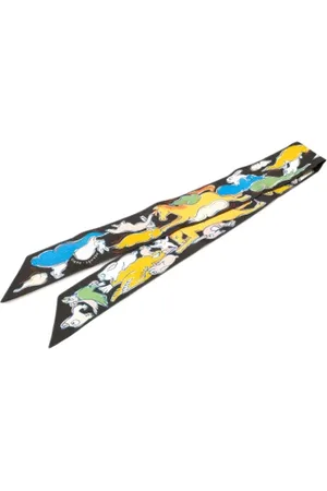 Hermès Femme, Pre-owned, Multicolore, Taille: ONE Size Pre-owned Soie foulards