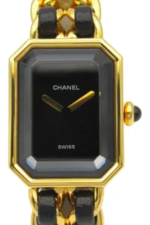 CHANEL Femme, Pre-owned, Noir, Taille: ONE Size Pre-owned Cuir montres