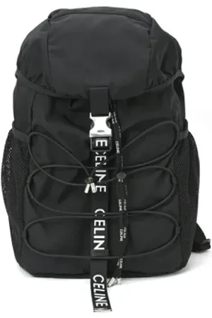 Céline Femme, Pre-owned, Noir, Taille: ONE Size Pre-owned Nylon sacs-dos