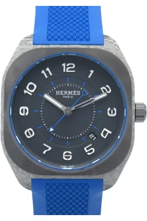 Hermès Femme, Pre-owned, Gris, Taille: ONE Size Pre-owned Metal montres