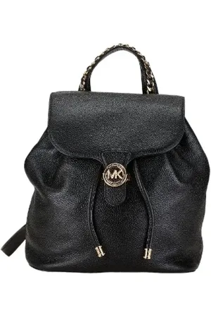 Michael Kors Femme, Pre-owned, Noir, Taille: ONE Size Pre-owned Cuir sacs-dos