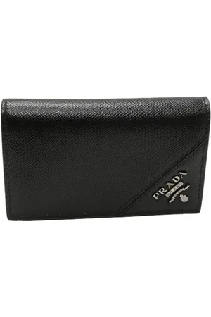 Prada Femme, Pre-owned, Noir, Taille: ONE Size Pre-owned Cuir petite-maroquinerie